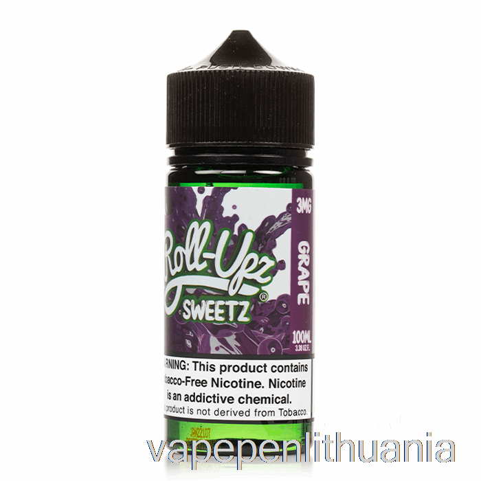 Vynuogių Sultys Roll-upz E-liquid - 100ml 6mg Vape Skystis